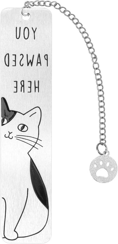 Schattige katten boekenlegger van zinklegering voor mannen en vrouwen - Perfecte boekaccessoires en cadeaus voor kattenliefhebbers