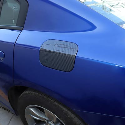 Autodeur Brandstoftank Gasdop Cover Voor Dodge Charger 2015-2023 blue