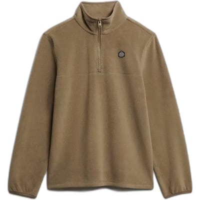 Superdry Expedition Fleece Half Zip Silver Grootte: S