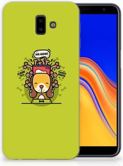 Samsung Galaxy J6 Plus (2018) Telefoonhoesje met Naam Doggy Biscuit