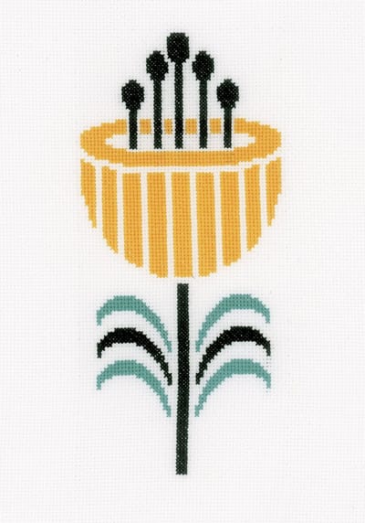 Vervaco - Telpakket kit - Abstracte bloem - PN-0161612 - Borduren - Borduurpakket - Borduurpakket volwassenen