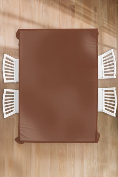 Tafelkleed - Tafellaken - 150x220 cm - Bruin - Donker - Kleuren - Binnen en Buiten