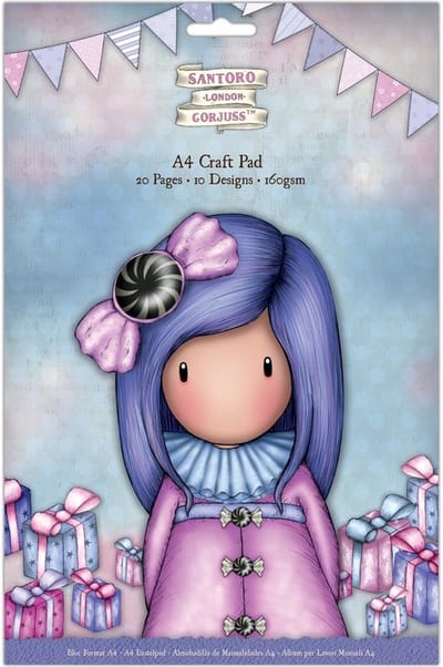 A4 Craft Pad (20pk) - Santoro - Birthday