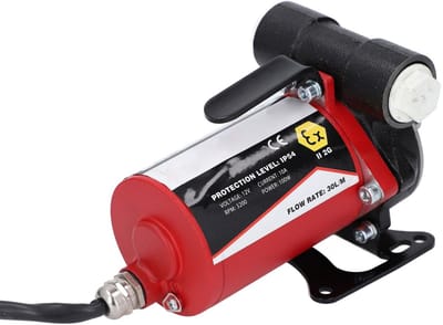 Dailygoody - 12V Zelfaanzuigende Benzine-overdrachtpomp - Stille Olie-overdrachtpomp - Ideaal voor Auto's en Campers - Brandstofoverdrachtpomp - Gesch...