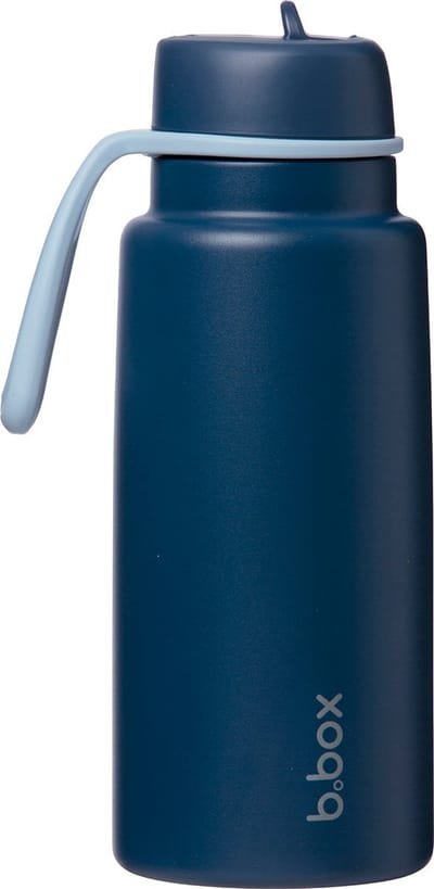 b.box Thermos-Drinkfles en Waterfles met Fliptop 1 Liter | Drielaags Isolerend Roestvrij Staal | Houdt Drankjes tot 46 uur Koud | 1 l