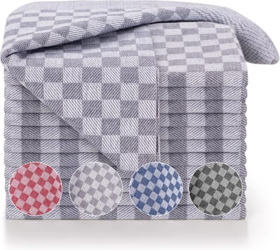 Blumtal Premium Theedoeken - Hoogwaardige Keuken Set - 50x70 cm - Grijs - Set van 5