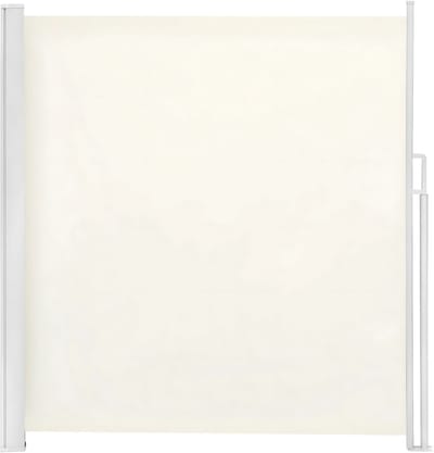 Uitschuifbare Zijluifel - Windscherm - Tuinscherm - Voor Balkon, Terras of Tuin - Waterdicht & Intrekbaar Privacyscherm - Zon- en Windbescherming -180x350cm cream