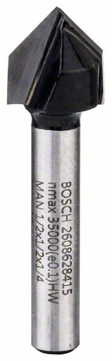 Bosch Accessories 2608628415 Groeffrees Wolfraamcarbide Lengte 45 mm Afmeting, Ø 12.7 mm Werklengte 12.40 mm Schachtdiameter 6.35 mm 1 stuks
