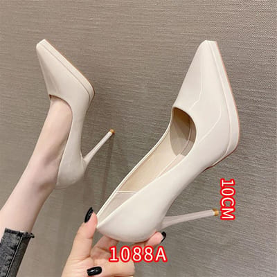 Hoge Hakken Vrouwelijk Sexy Mode Puntige Dunne Hakken Temperament Hoge Hakken Pumps Feeërieke Stijl Eenvoudige Enkele Schoenen Dames 34