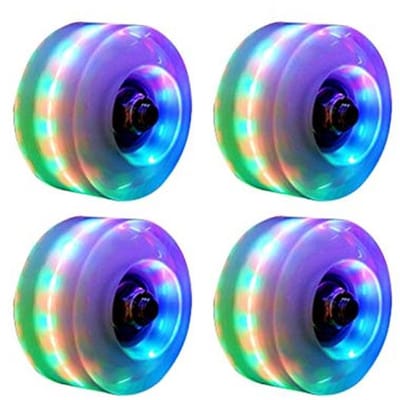 LED Skate Wielen met Verlichting voor Quad en Figure Skating