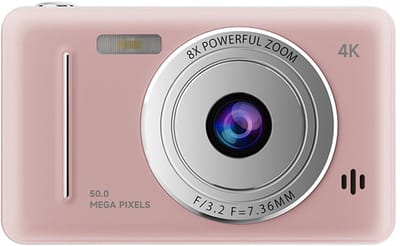 Camera - Digitale camera -Retro CCD Camera - 44MP FHD 1080P Compactcamera - Vintage Stijl Fototoestel - Inclusief 32GB Kaart- Inclusief 32GB Kaart - Cadeau voor Tieners en Beginners