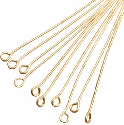 Stainless Steel Kettelstiften (35 x 0.6 mm) Goud (10 Stuks)