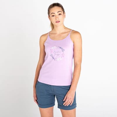 Het Dare2B Free Climb II mouwloze vest - dames - grafisch - Vaalpaars