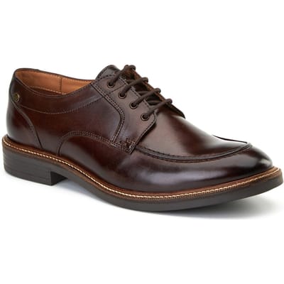 Base London Surrey Lederen Heren Burnt Brown Brogues Schoenen