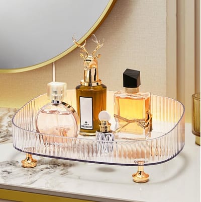 Make-up Organizer voor Parfum en Cosmetica, Decoratieve Badkamer Tray en Lade voor Dresser, Perfect voor Opberging en Decoratie