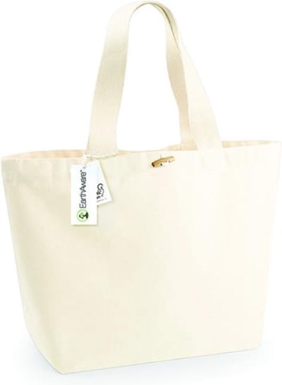 Westford Mill EarthAware® Organic Marina Bag WM850 - Natural - 34 x 34 x 17 cm