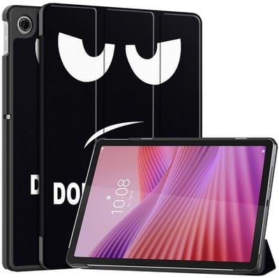 Coverup Tablethoes geschikt voor Lenovo Tab 10.1 TB311FU Hoesje - Tri-Fold Book Case met Wake/Sleep - Don't Touch