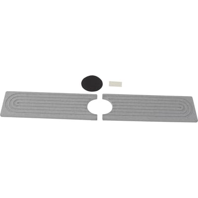 Kraan Absorberende Mat Sneldrogend Modern Diatomiet Afdruipmat voor Keuken Badkamer RV Licht lichtgrijze kleur