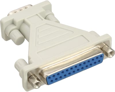 InLine 31249 tussenstuk voor kabels 9pin male 9-pin Sub D Beige