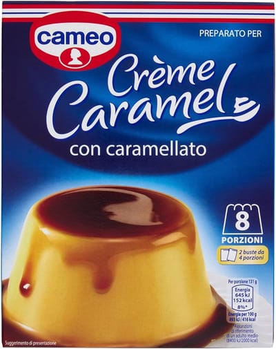 3 stuks Cameo Creme Caramel con Caramellato