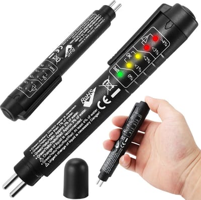 Han-Bar® Remvloeistoftester Pen - Nauwkeurig - Met Batterij - Automatische Uitschakeling