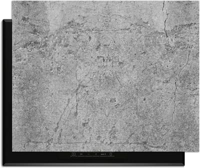 KitchenArt - Industrial Raw - Inductie Beschermer - 76x51.5 cm - Kookplaat Beschermer - Luxe Afdekplaat Inductieplaat - Anti-slip & Oprolbaar - Beschermmat Inductiekookplaat