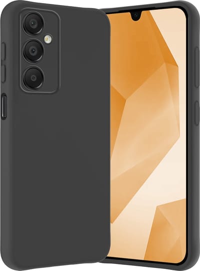 Hoes - Geschikt voor Samsung Galaxy A16 - Sterk & Shockproof - Hoesje Cover - Siliconen Case - Zwart
