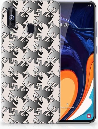 Samsung Galaxy A60 TPU Hoesje Salamander Grey