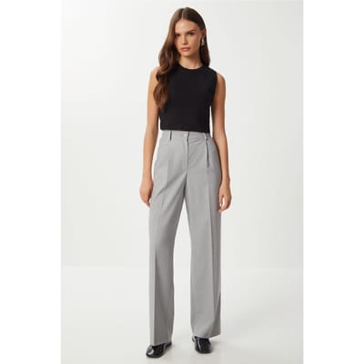 Gestrikte Rechte Pantalon