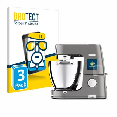 Screenprotector 3 Stuks voor Kenwood Titanium Chef Patissier XL Beschermglas transparant