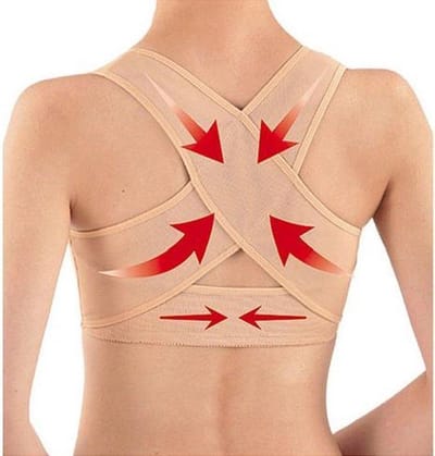 Dames Rugband - Rugbrace - maat S - beige