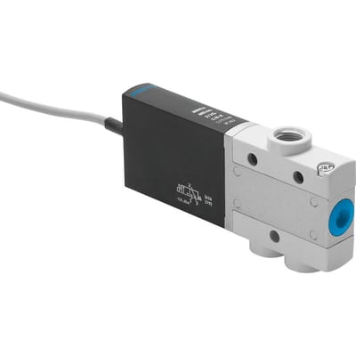 Festo 3/2 NC Monostabiele Lucht Magneetventiel G1/8 200L/Min -0.9 - 8Bar/-13 - 116Psi - 525148