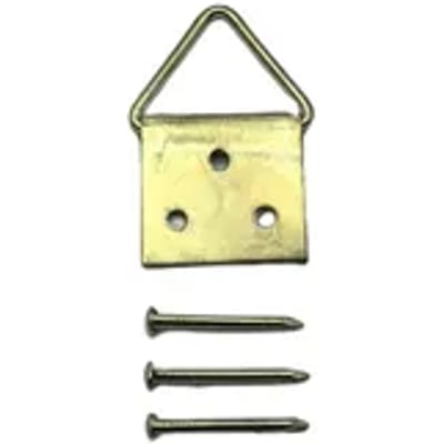 Sencys Muurhaakje Voor Schilderij Vermessingd - 16x16mm - Goud - 10 Stuks