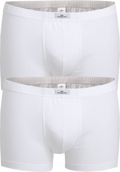 Gotzburg heren boxer normale lengte (2-pack) - wit