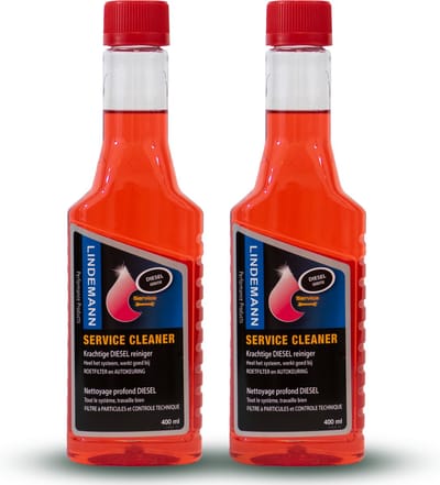 Lindemann Service Cleaner Diesel 2-pack - Diesel Cleaner - Motor Reiniger - Diesel Additief Voor Auto’s - Diesel Reiniger - Motorreiniger - Roetfilter Reiniger Diesel - Injector Reiniger Diesel