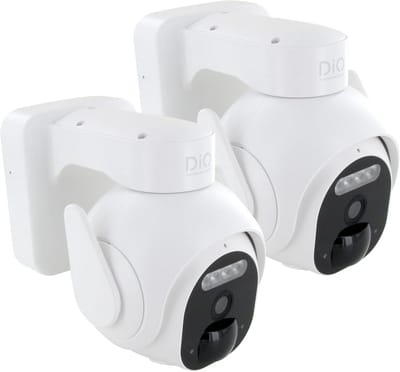 2 Stuks Draadloze Buiten Camera op Batterijen - 3MP WiFi Beveiligingscamera Buiten