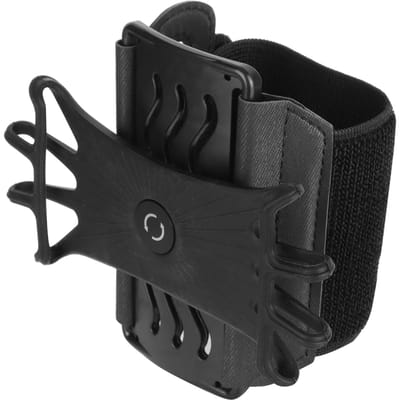 Telefoon Armband voor Hardlopen 180 Graden Draaibare Telefoon Armband Houder voor Wandelen Fietsen Lopen black