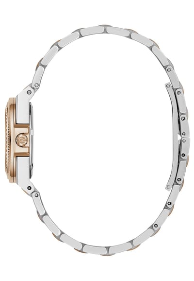 Gc Gc Idolchic Mini Small Size Metal Analoog Quartzhorloge Tweekleur En Wit Kast Gemaakt Van 100% Roestvrij Staal En Een Armband Van 100% Roestvrij Staal 28 Z92001L1, Z92004L1