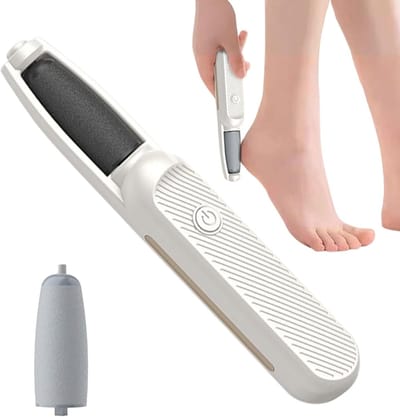 Elektrische Eeltverwijderaar - Voetverzorging Pedicure - Gladde Gezonde Voeten - Oplaadbaar Met 3 Snelheden - 19 cm Lengte