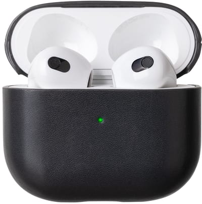 NATIVE UNION, Airpods hoesje voor AirPods 3e generatie in leer, Zwart