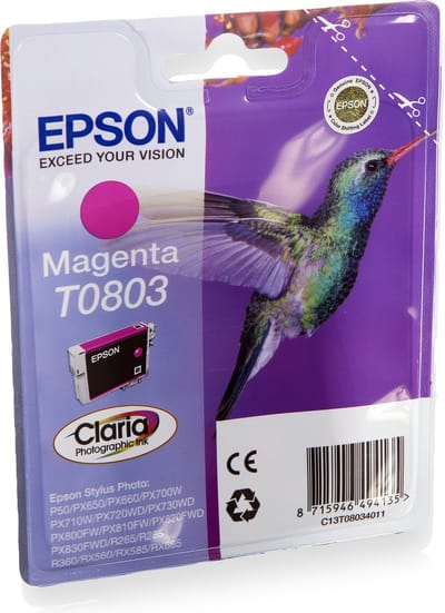 Epson T0803 - Inktcartridge / Magenta