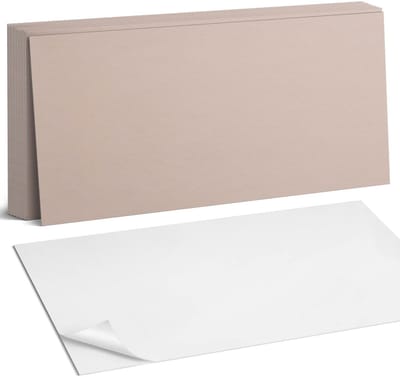 Coloray Plaktegels - Beige Zelfklevende Wandtegels - 40 cm x 20 cm - Beige Plaktegels - 10 stuks - Rechthoek PVC Tegels - Plaktegels Badkamer - Vloertegels Zelfklevend - Vinyl Tegels Zelfklevend - Portugese Tegels