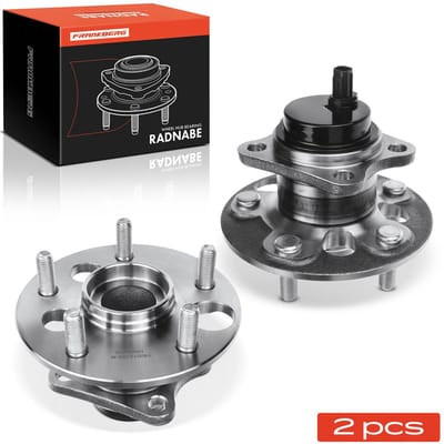 Frankberg 2x Wielnaaf Set Achter voor Toyota Auris Corolla