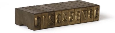 Staal-markeringscijfers 0–9 set | 5,6/6 mm | voor Hilti DX 462 plunjerschiethamer