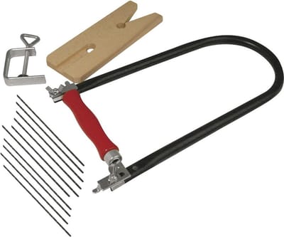 Complete hobby figuurzaag set - inclusief 10x zaagbladen - Hobby handgereedschap - figuurzagen