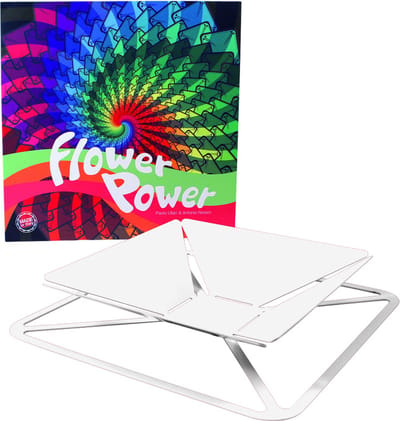 Officinanove - Accessoires Flowerpower Fruitschaal - Roestvast Staal - Wit -