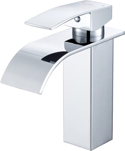 Cecipa Max Chroom Wastafelkraan - Watervalkraan Badkamerkraan - Wastafel Kraan - Mengkraan Wastafel - wastafelkraan klassiek - Badkamer Kraan