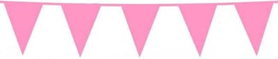 Wefiesta Vlaggenlijn 10 Meter Polyetheen Roze