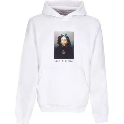Kaya Hoodie X Bob Marley witte herenhoodie