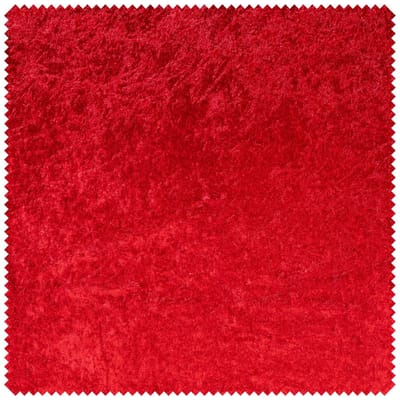 Panne fluwelen stof - Rood